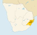 GeoPositionskarte Azania - Zulu Nation markiert.png