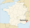 GeoPositionskarte Frankreich - Belvédère.png