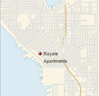 GeoPositionskarte Seattle Downtown - Royale Apartments.png