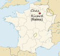GeoPositionskarte Frankreich - Chez Ricard (Reims).png