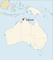 GeoPositionskarte Australien - Darwin.png