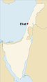 GeoPositionskarte Israel mit Position Eilat.png
