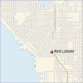 GeoPositionskarte Downtown Seattle - Red Lobster.png