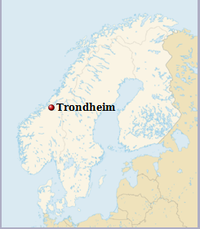 GeoPositionskarte Skandinavische Union - Trondheim.png