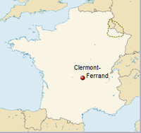 GeoPositionskarte Frankreich - Clermont-Ferrand.png