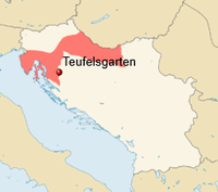 GeoPositionskarte Balkan - Kroatien - Teufelsgarten.png