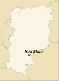 GeoPositionskarte Shaanxi - Hua Shan.png