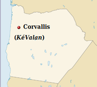 GeoPositionskarte Tir Tairngire - Position Corvallis.png